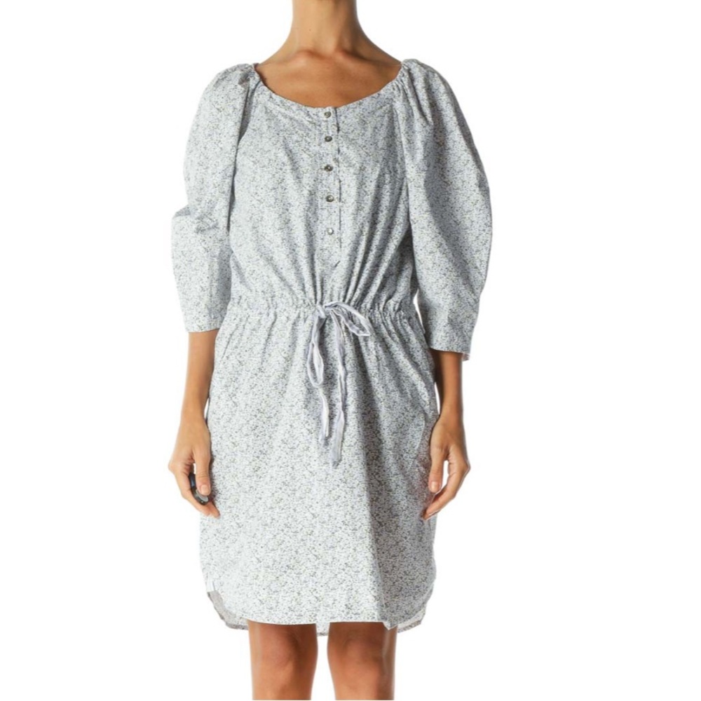 Rebecca Taylor La Vie Drawstring Waist Dress